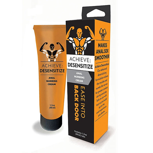 Little Genie Achieve Desensitize Anal Numbing Cream 44ml - Anal Lubes