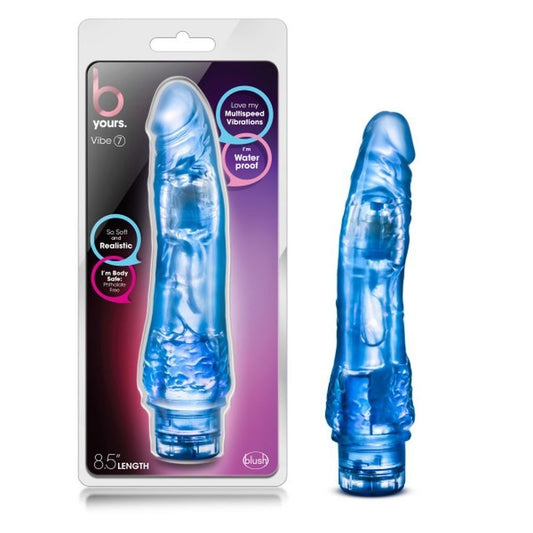 B Yours Vibe No. 7 Soft Realistic Vibrator - Vibrating Dildos