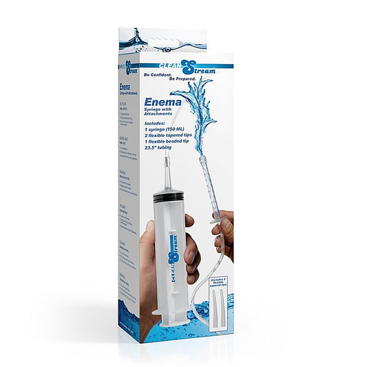 Enema Syringe With Attachments by XR Brands - Enemas and Douches