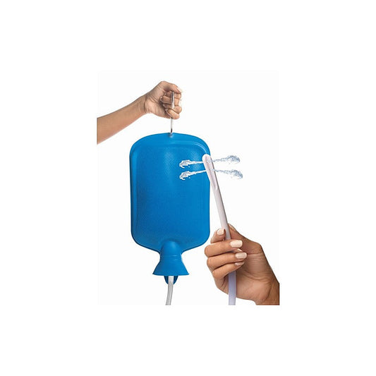CleanStream Deluxe Shower Enema Bag and Nozzle Kit - Enemas and Douches