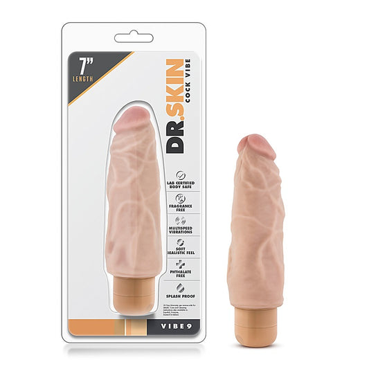 Dr Skin Cock Vibe 9 by Blush Novelties - Vibrating Dildos