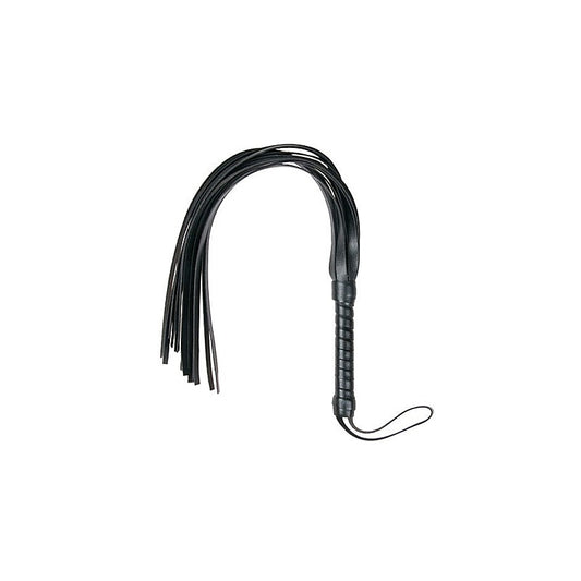 Leather Flogger Bondage Whip by Easytoys - Whips And Crops