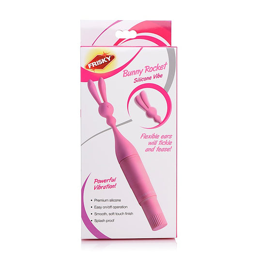 Bunny Rocket Silicone Vibrator by XR Brands - Personal Massagers
