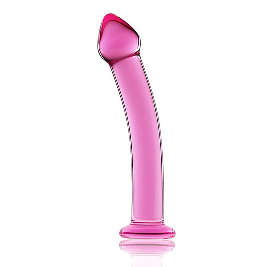 Glass Romance 3 Realistic Glass Dong by Lovetoy - Glass Sex Toys
