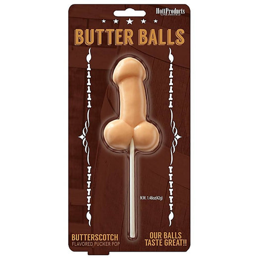 Butterballs Butterscotch Pecker Pop Party Gift - Party Gifts and Novelties