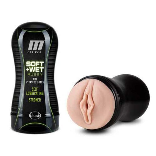 M for Men Soft and Wet Stroker Cup by Blush Novelties - Masturbators and Strokers