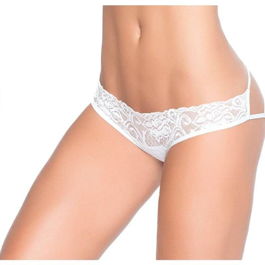 Caged Lace Pantie Panties White by Mapale - G-Strings, Panties and Shorts
