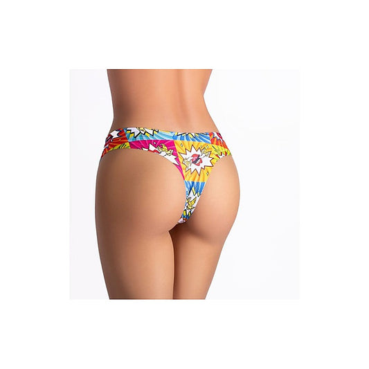 Mememe Lingerie Comics Curios Girl Womens Thong - G-Strings, Panties and Shorts