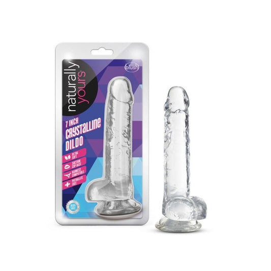 Naturally Yours 7" Crystaline Dildo Diamond - Realistic Dildos
