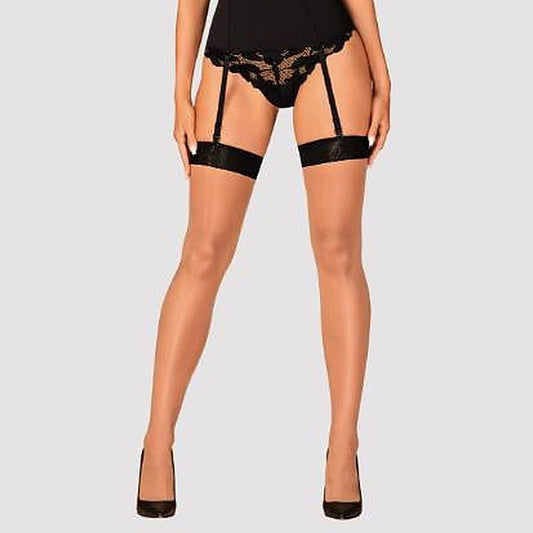 S814 Stockings Black by Obsessive Lingerie - Hosiery