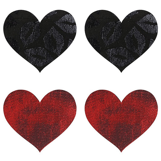 Stolen Kisses Hearts Pasties Costume by Xgen Products - Fancy Dress Ups