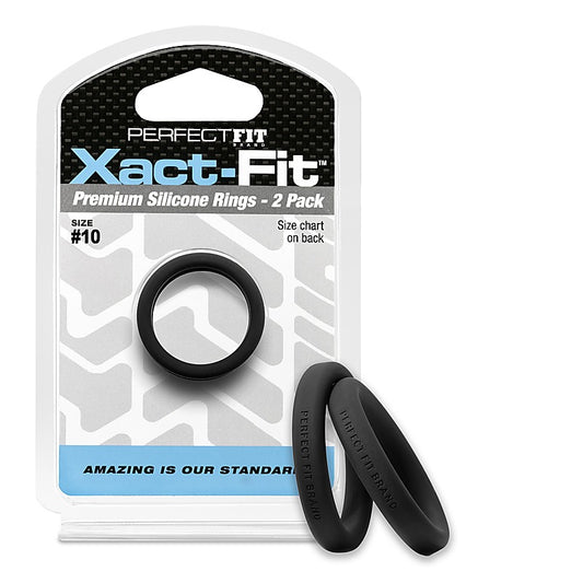 Xact-Fit #10 Stretchy Cock Rings by Perfect Fit - Cock Ring Sets