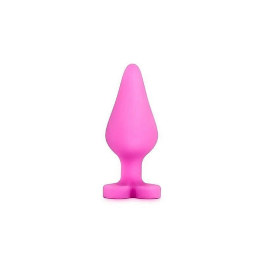Play With Me Naughtier Candy Heart Shaped Ride Me Butt Plug 4 Inch - Butt Plugs