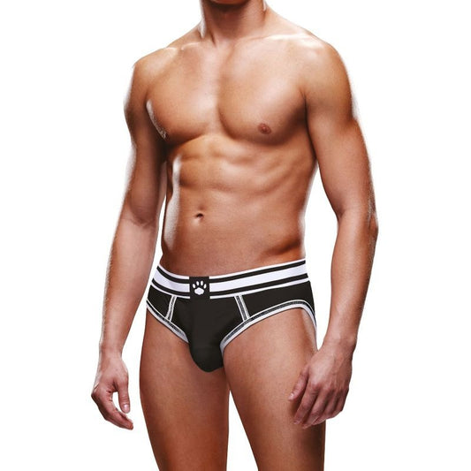 Prowler Open Back Brief Black by Prowler Underwear - Mens Briefs And Boxers
