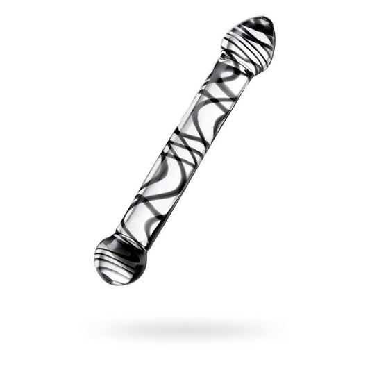 Sexus Glass Dildo Duo Swirl by ToyFa - Glass Sex Toys