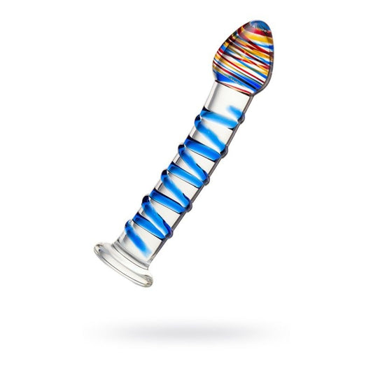 Sexus Glass Dildo Swirls by ToyFa - Glass Sex Toys