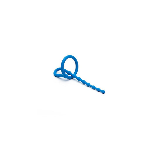 Sport Fucker Dipstick Silicone Penis Plug Blue - Penis Plugs