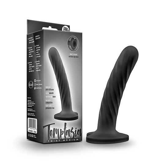 Temptasia Twist Design Anal and G Spot Dildo Medium - Non-Realistic Dildos