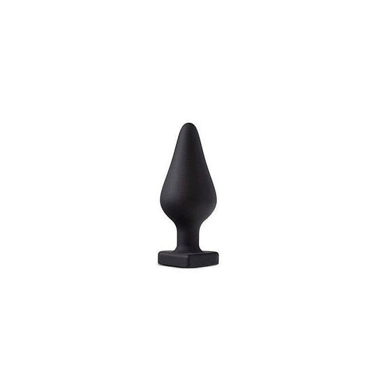 Temptasia Fuck Me Flexible Silicone Butt Plug Black - Butt Plugs