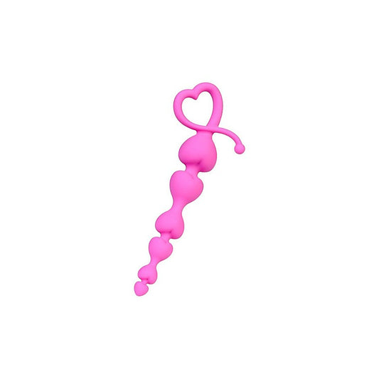 ToDo Sweety Silicone Anal Chain Pink - Anal Beads and Balls