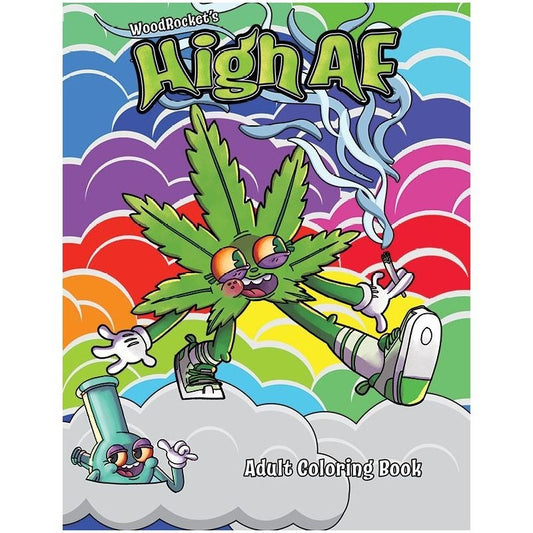 High AF Colouring Book Party Gift by Wood Rocket - Party Gifts and Novelties