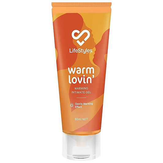 Lifestyles Warm Lovin Warming Intimate Gel 80ml - Delay and Excite Sprays