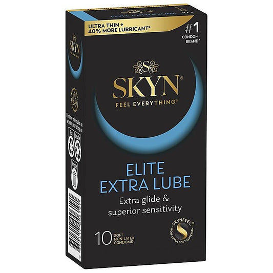 Skyn Elite Extra Lubricated Ultra Thin Condoms 10 Pack - Condoms