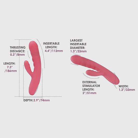 Avery Multi-Function Rabbit Vibrator by Svakom - Rabbit Vibrators