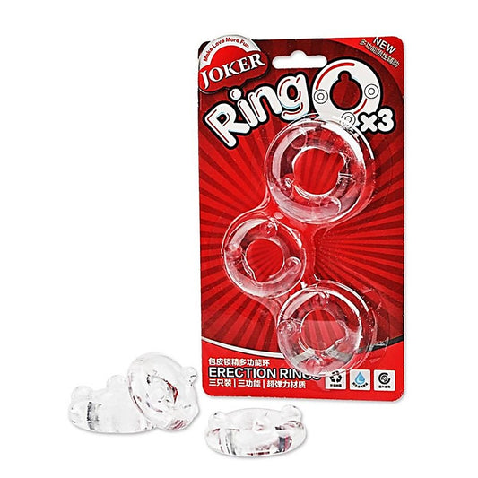 BDStyle Joker Erection Enhancer Mens Cock Rings Set - Cock Ring Sets