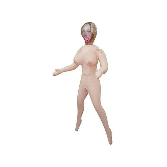 Hussy Lulu Standing Position Inflatable Sex Doll With 3 Holes - Love Dolls