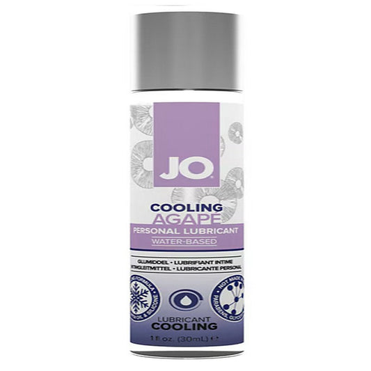 System JO Agape Water Based Cooling Lubricant 30ml - Water Based Lubes