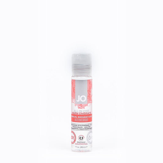 System JO All In One Massage Glide Warming Oil 30ml - Silicone Based Lubes