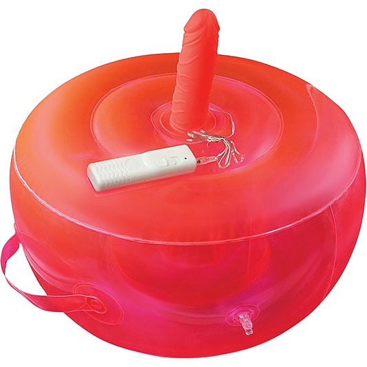 Hott Products Bouncy Banger Inflatable Vibrating Dildo - Inflatable Dildos and Vibrators
