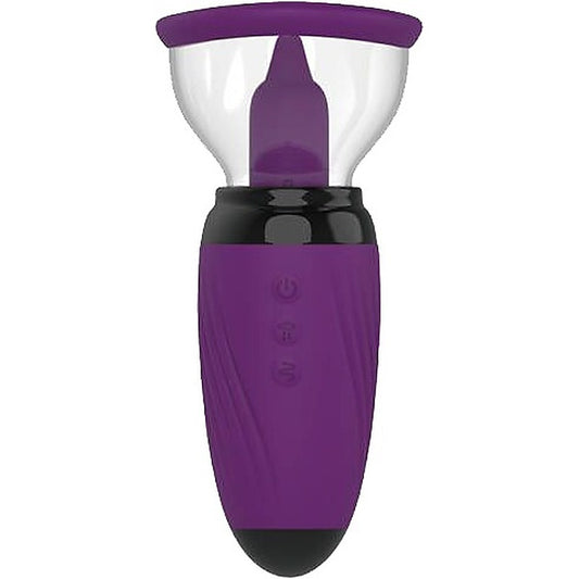 La Viva Clitonator Multi Function Clitoral Vibrator Purple - Clit Ticklers and Pulsators