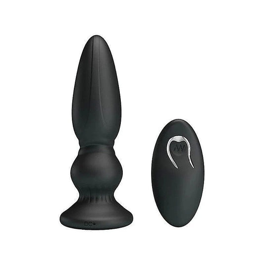 Mr Play Powerful Vibrating Prostate Anal Plug Black - Prostate Toys