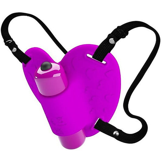 Pretty Love Heartbeat Vibrating Clitoral Massager Purple - Clit Ticklers and Pulsators