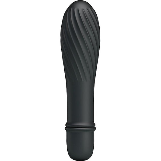 Pretty Love Solomon 10 Function G Spot Silicone Vibrator Black - G-Spot Vibrators