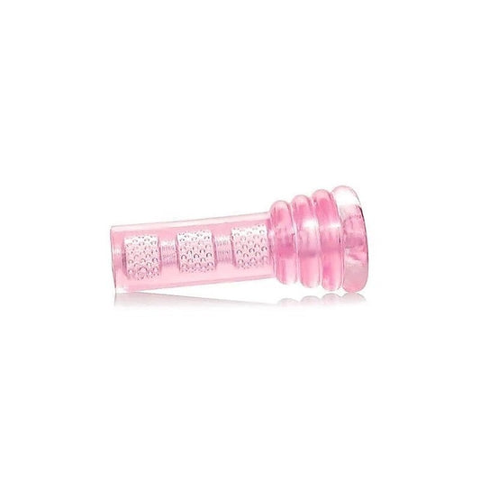 Adam & Eve SUPER HEAD HONCHO Oral Stroker Pink - Masturbators and Strokers