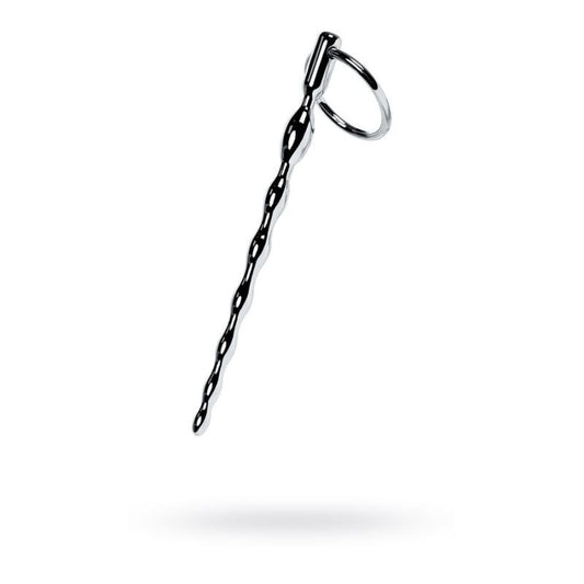 Metal Silver Braided Urethral Plug by ToyFa - Urethral Sounds