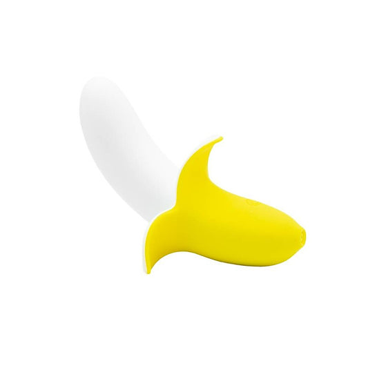 Banana Bliss 13 cm Silicone Vibrator by BMS Factory