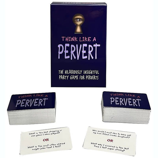 Kheper Think Like A Pervert Adult Card Game - Sex Games, Coupons and Tricks
