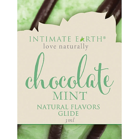 Intimate Earth Chocolate Mint 3ml Foil - Massage Oils and Lubricants