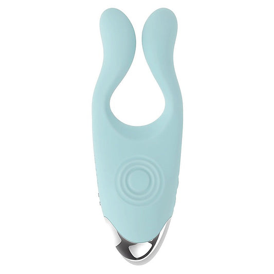 Evolved COUPLES THERAPY Rechargeable Couples Vibrator Teal - Sex Toys For Couples