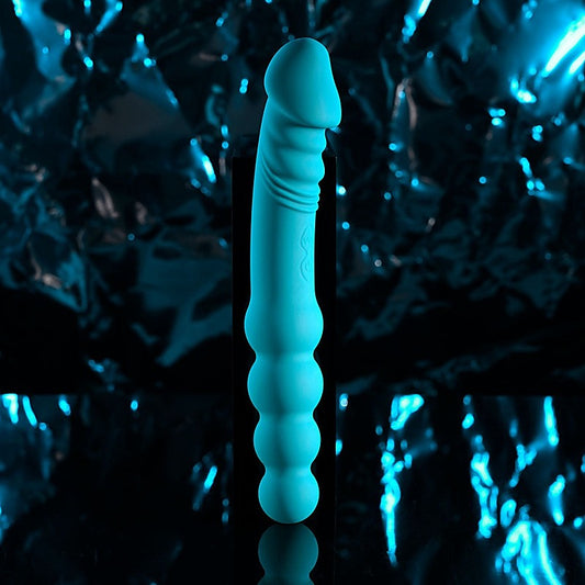 Evolved FLIP FLOP Dual Ended Vibrating Dildo Blue - Vibrating Dildos