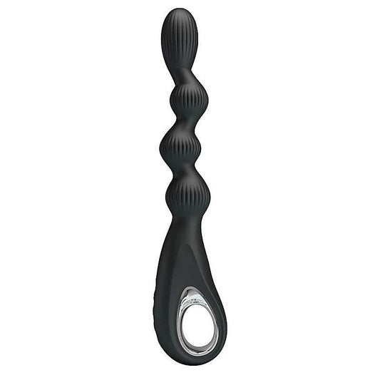 Pretty Love Federer Rechargeable Anal Vibrator Black - Anal Vibrators