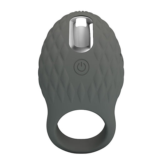 Pretty Love Master Ring Helious Vibrating Cock Ring Grey - Vibrating Cock Rings