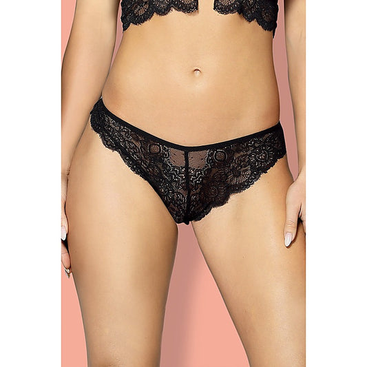 Smillie Lingerie Womens Sexy Panty Black - G-Strings, Panties and Shorts