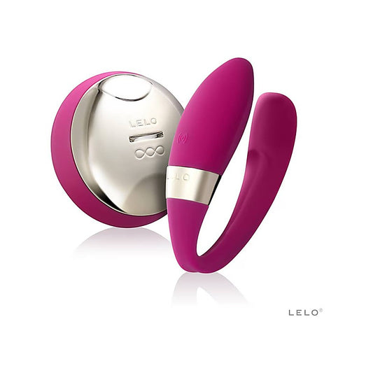 Lelo Tiani 2 Silicone Clitoral Massager Cerise - Clit Ticklers and Pulsators