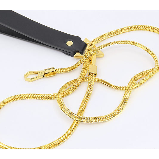 Love In Leather Fetish Play Snake Chain Lead - Collars and Leads