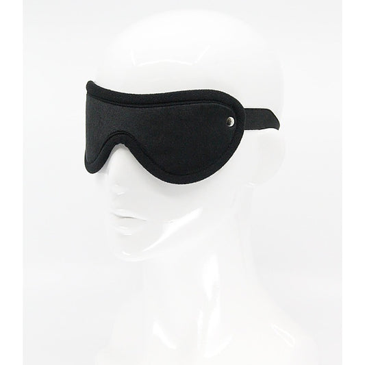 Love In Leather Soft Faux Fur BDSM Play Blindfold - Masks And Blindfolds